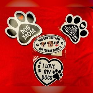 CHOICE OF DOG LOVER MAGNETS FOR CAR OR FRIDGE